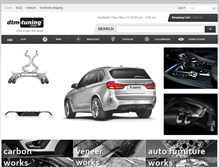 Tablet Screenshot of dtm-tuning.com